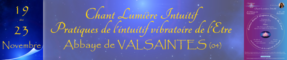 Informations Atelier de Valsaintes - Novembre 2024