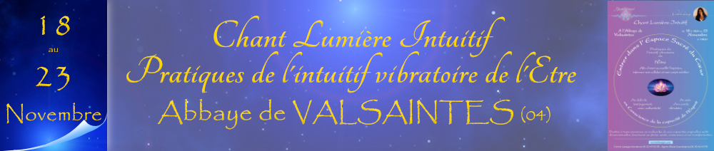 Informations Atelier de Valsaintes - Novembre 2025